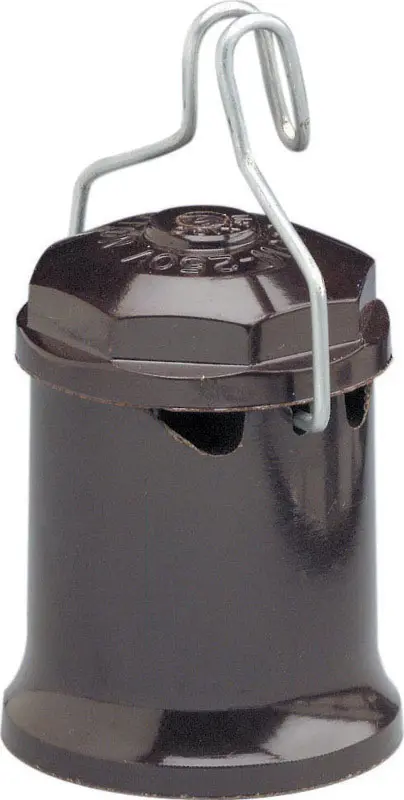 Leviton Plastic Medium Base Keyless Outdoor Socket (Pack of 25) - Open Box