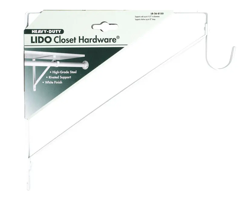 Lido 10-1/2 in. H X 1 in. W X 11 in. L Steel Shelf Divider - Open Box