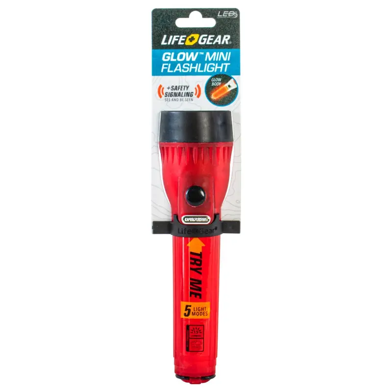 Life+Gear Glow 8 lm Red LED Flashlight LR44 Battery - Deal of The Week