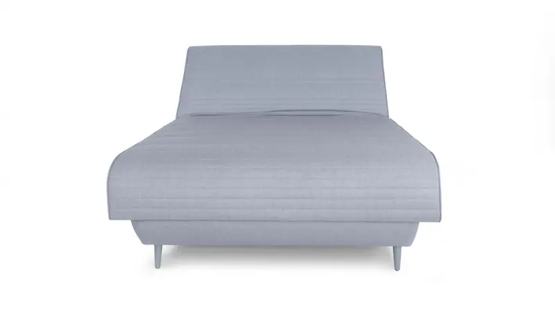 Light Gray Adjustable Hybrid Storage Bed with Full Mattress By Homeroots
