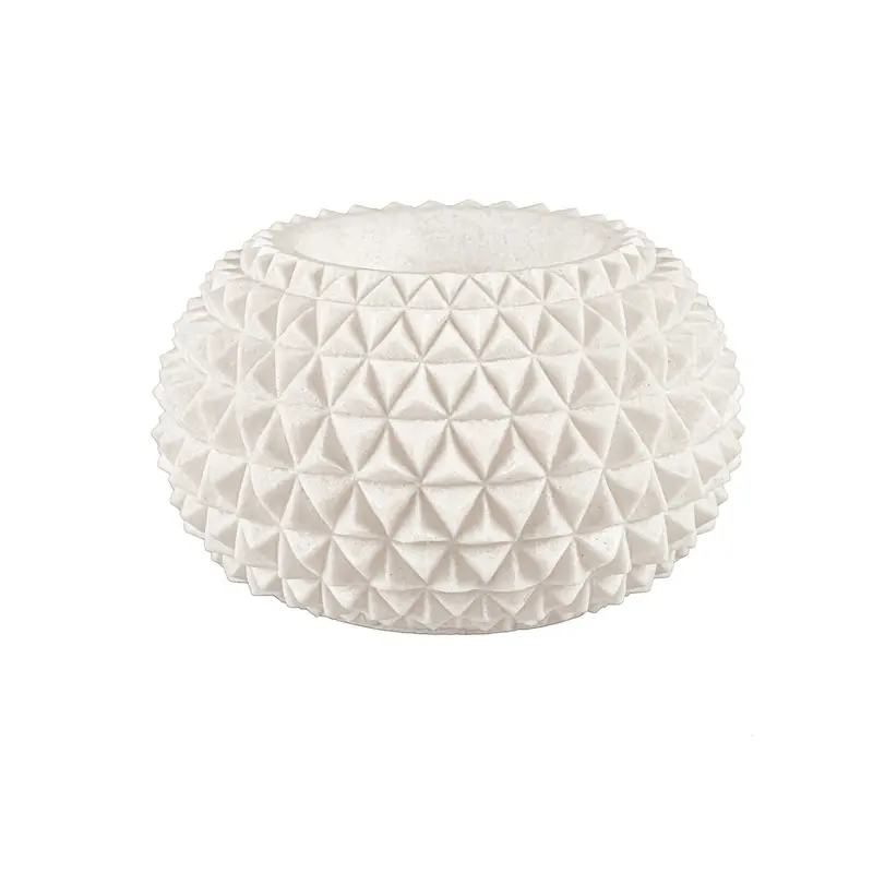 Lighted Diamond Shell Vase, 10.6"x10.6"x6.48"inches