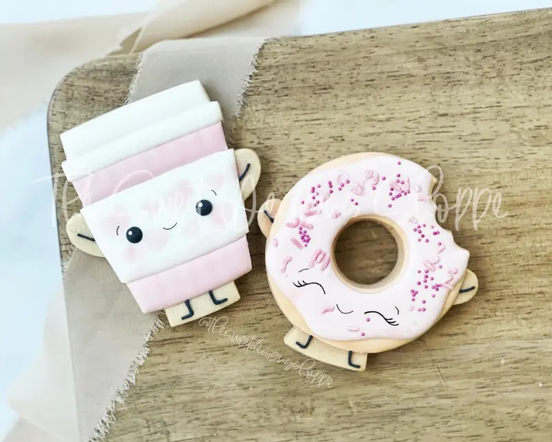 Like Coffee and Donuts - Set of 2 - Cookie Cutters