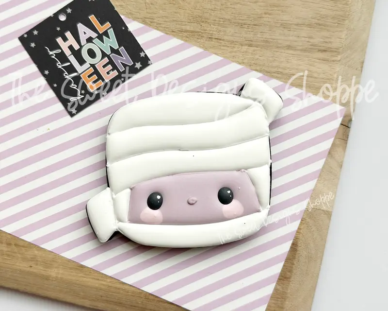 Lil' Mummy Face - Cookie Cutter