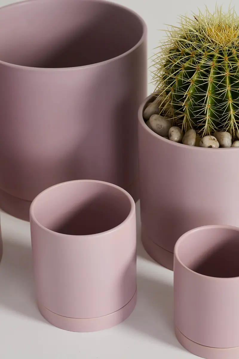 Lilac Romey Pot By Accent Decor