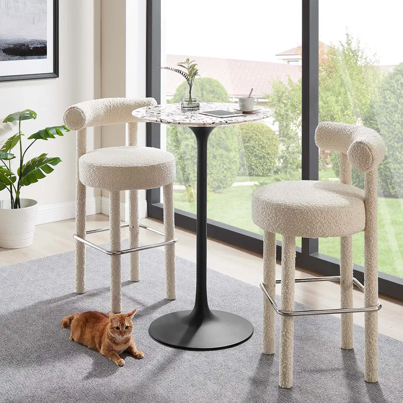 Lippa 28" Round Terrazzo Bar Table By Modway - EEI-5709