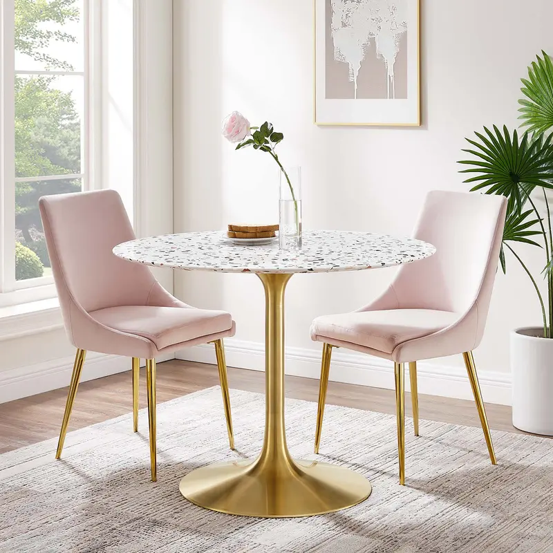 Lippa 40" Round Terrazzo Dining Table By Modway - EEI-5724