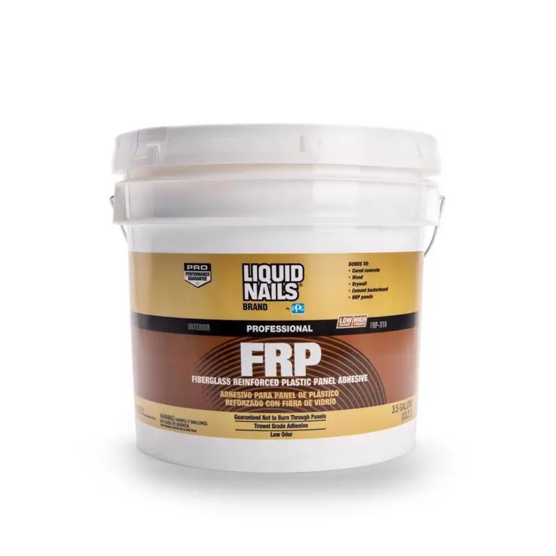 Liquid Nails FRP Fiberglass Reinforced Plastic Panel High Strength Acrylic Latex Off White Adhesive - Open Box