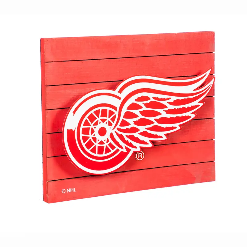 Lit Wall Decor, Detroit Red Wings,6wlt4359