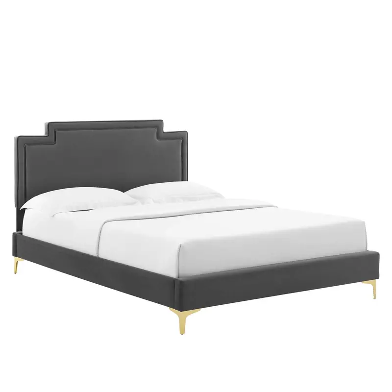 Liva Performance Velvet Twin Bed By Modway - MOD-6791