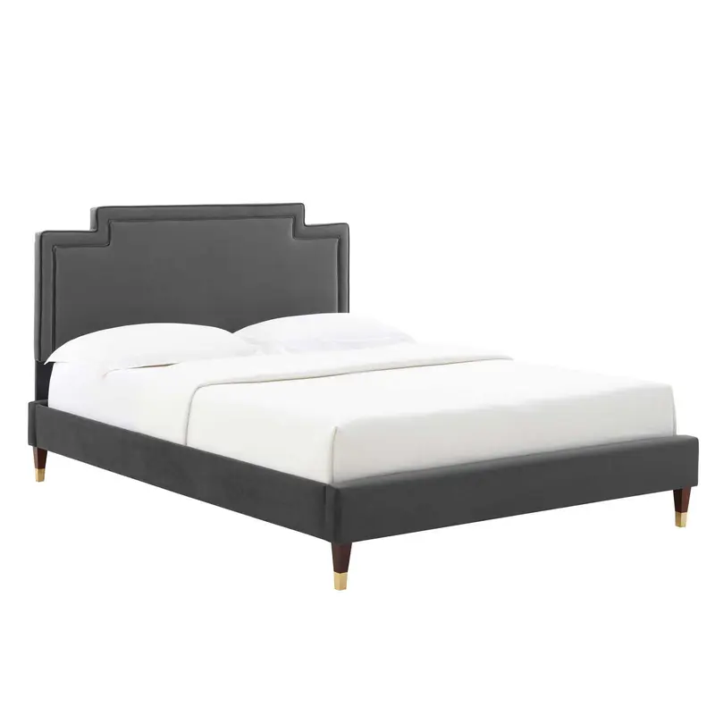 Liva Performance Velvet Twin Bed By Modway - MOD-6796