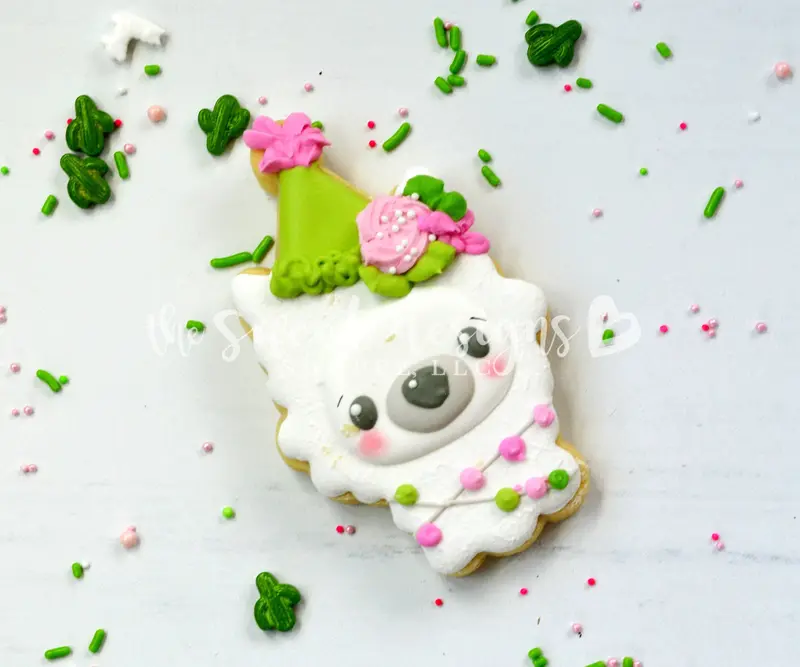 Llilla the Llama Face With Hat - Cookie Cutter