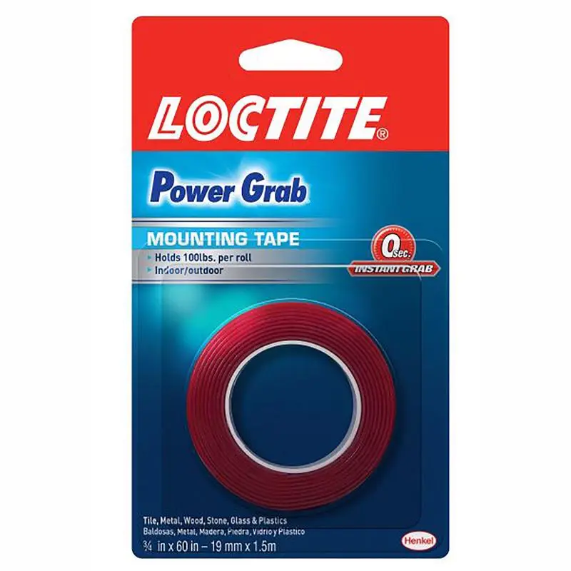 Loctite Power Grab Clear Double Sided Mounting Tape 60 L x 3/4 W in. - Deal of The Week