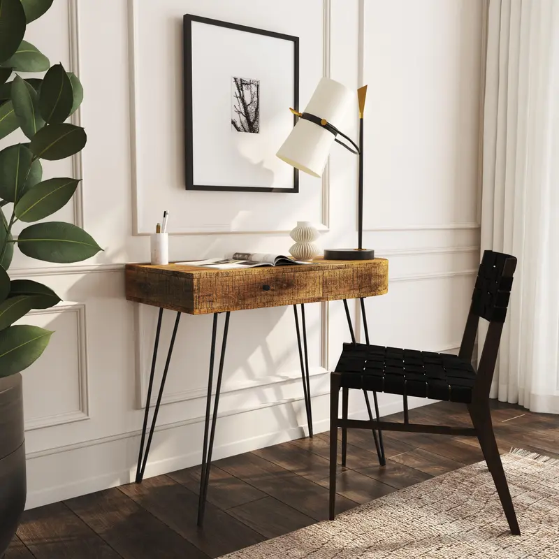 Loft Writing Desk By Homeroots