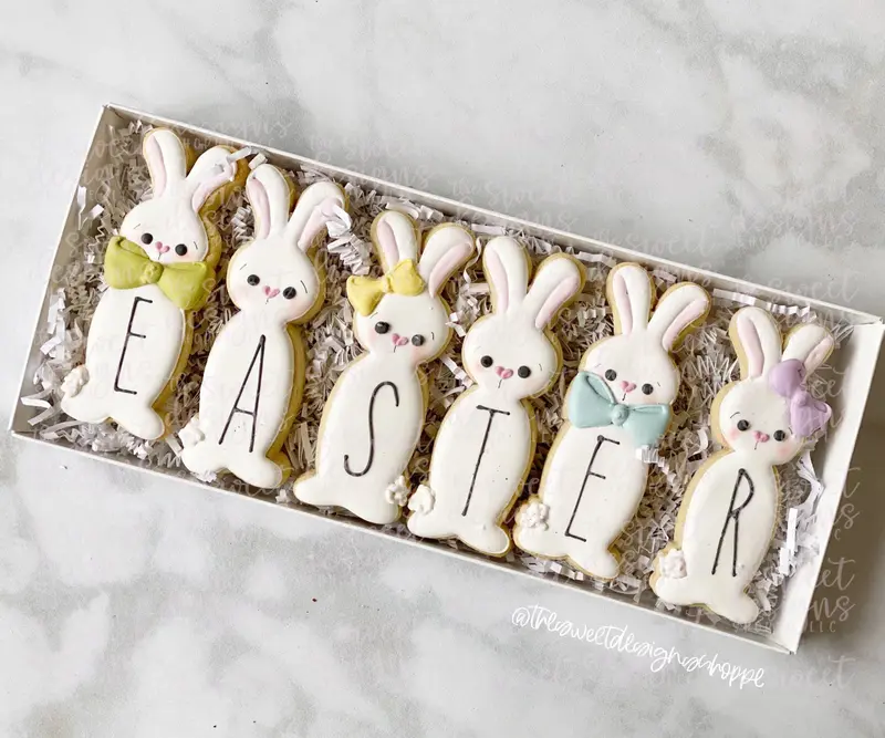 Long Easter Bunny Set - Cookie Cutters