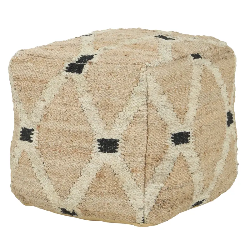 Lore Hemp Pouf By HomArt