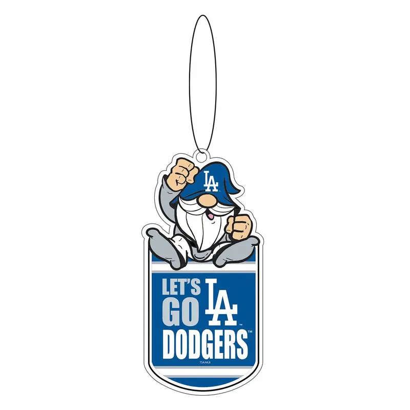 Los Angeles Dodgers Gift Tag Ornament, Gnome Fan