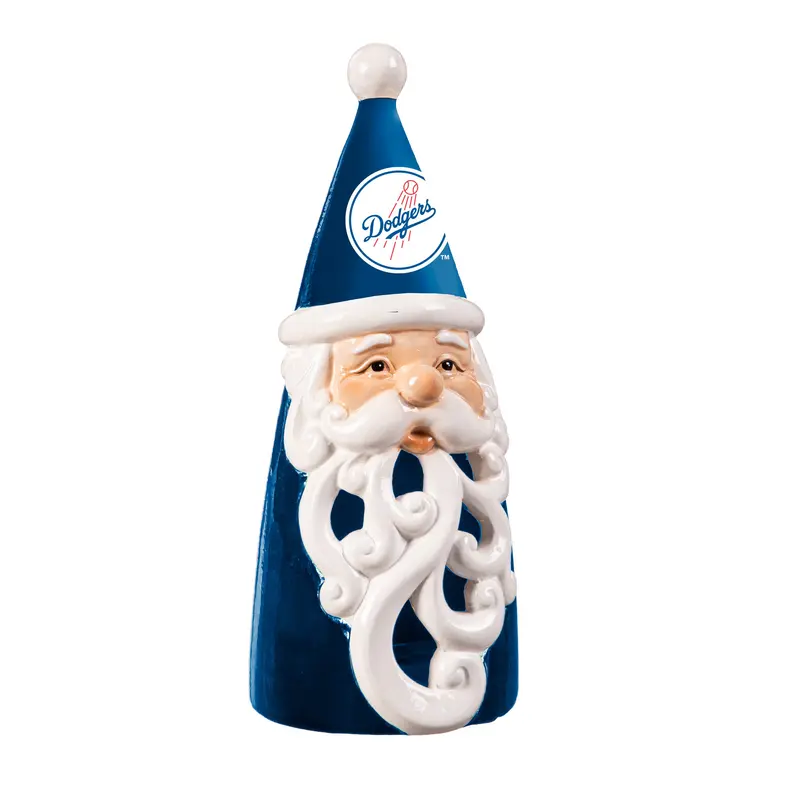 Los Angeles Dodgers Santa LED Statuary, 8"
