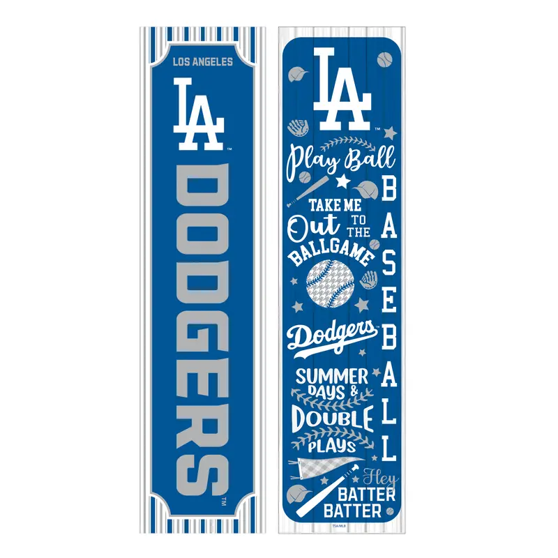 Los Angeles Dodgers, Spring Seasonal Leaner, 46" Double Sided