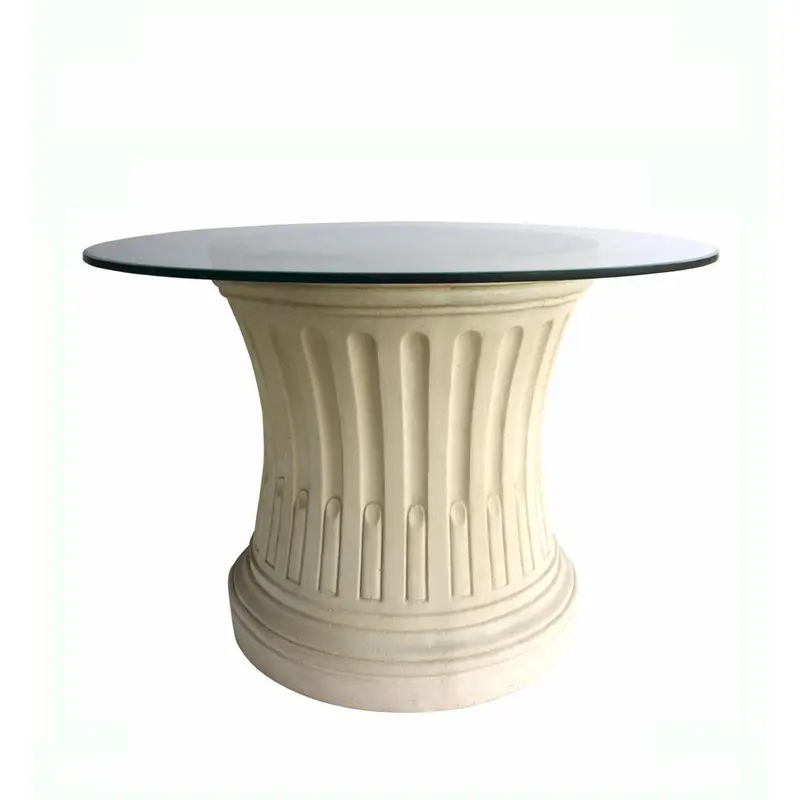 Louis Xvi Fluted Table By Anderson Teak