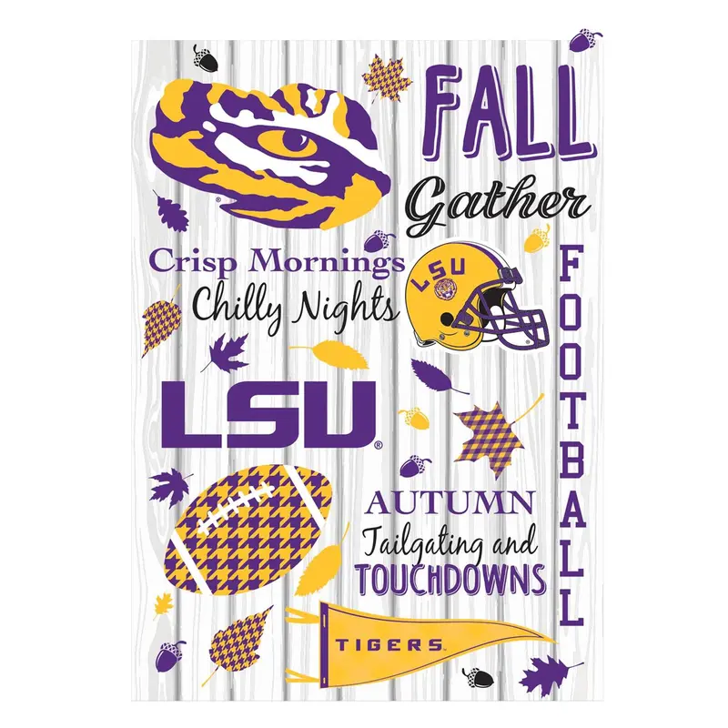 Louisiana State University, Moire Flag, House Size, Fall Seasonal