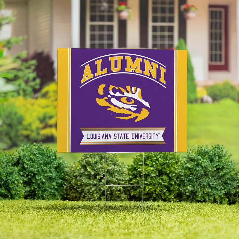 Louisiana State University Yard Sign Alumni