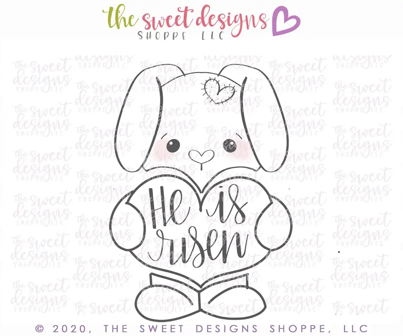 Love Bunny Set - Cookie Cutters