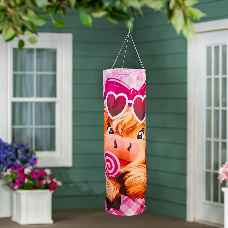 Lovely Laverne The Highland Cow Large Windsock