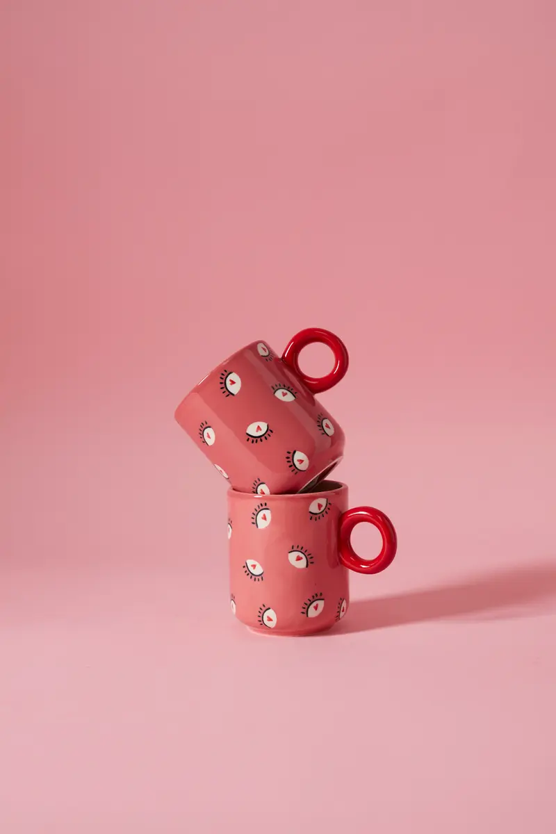 Lovestruck Mug Set of 4 By Accent Decor