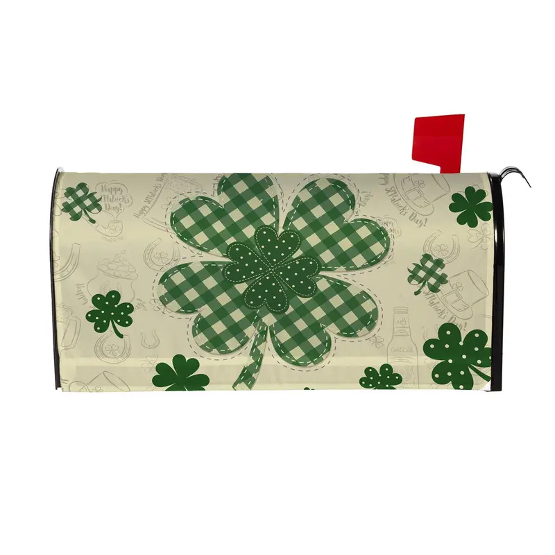 Lucky Clover Mailbox Cover