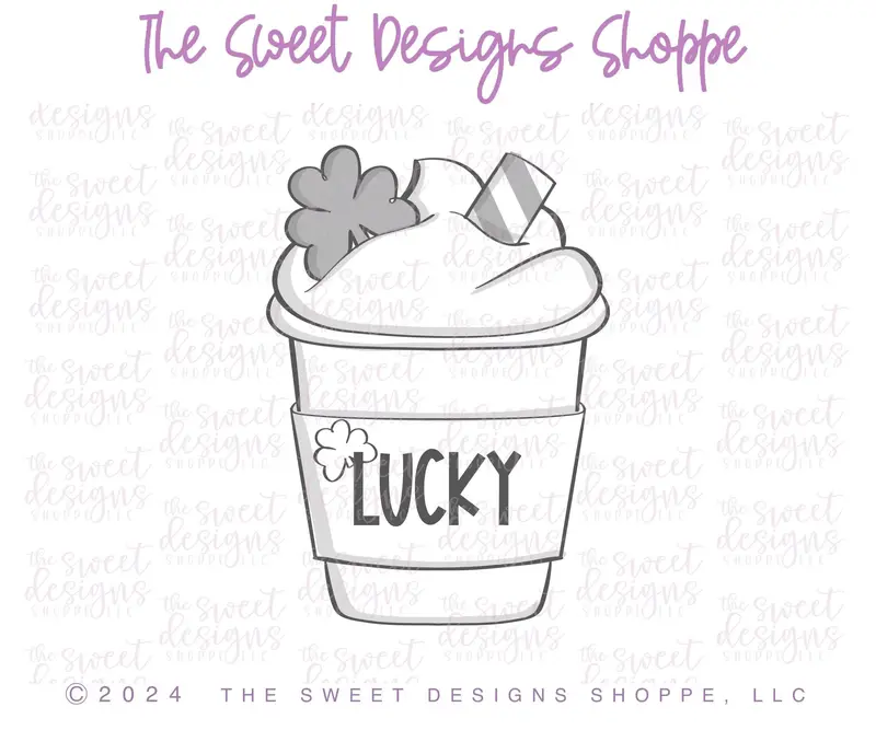 Lucky Iced Coffee- Cookie Cutter