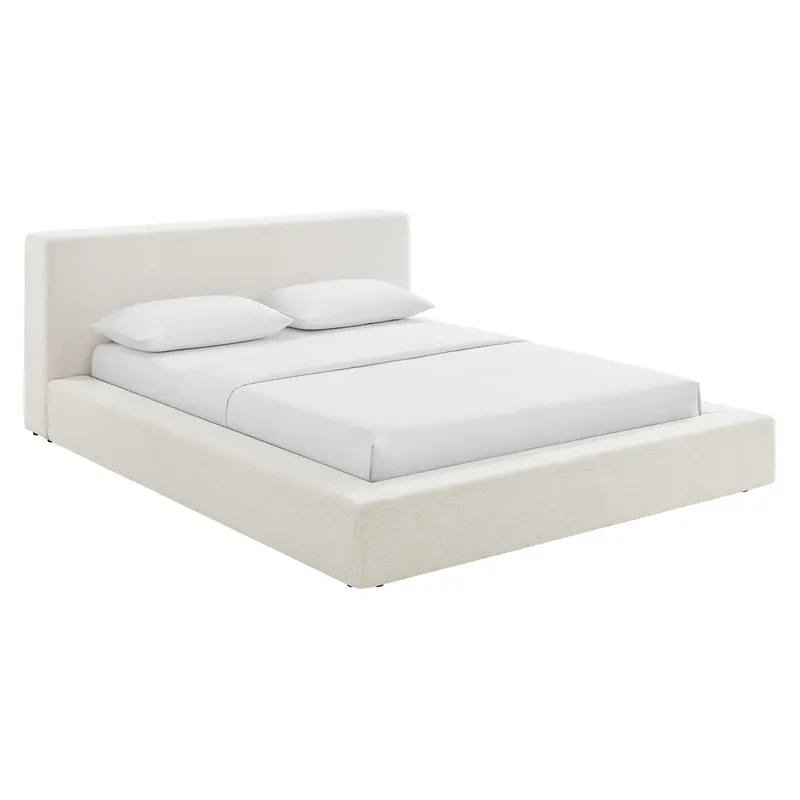 Luma Chenille Upholstered King Platform Bed Frame by Modway