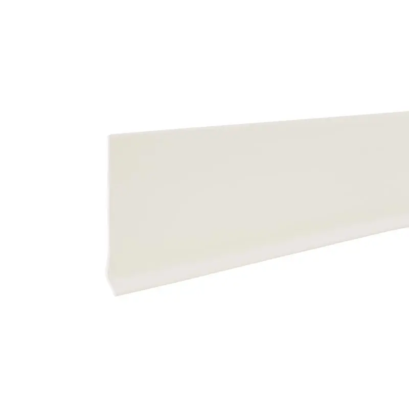 M-D Building Products 4 in. H X 0.08 in. W X 20 ft. L Self-Stick Almond Vinyl Wall Base - Open Box