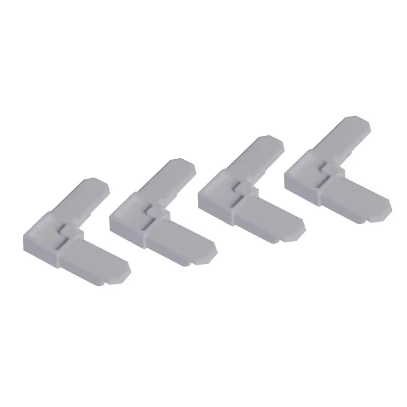 M-D Building Products Gray Plastic Frame Corners 3/8 in. H 100 pk
