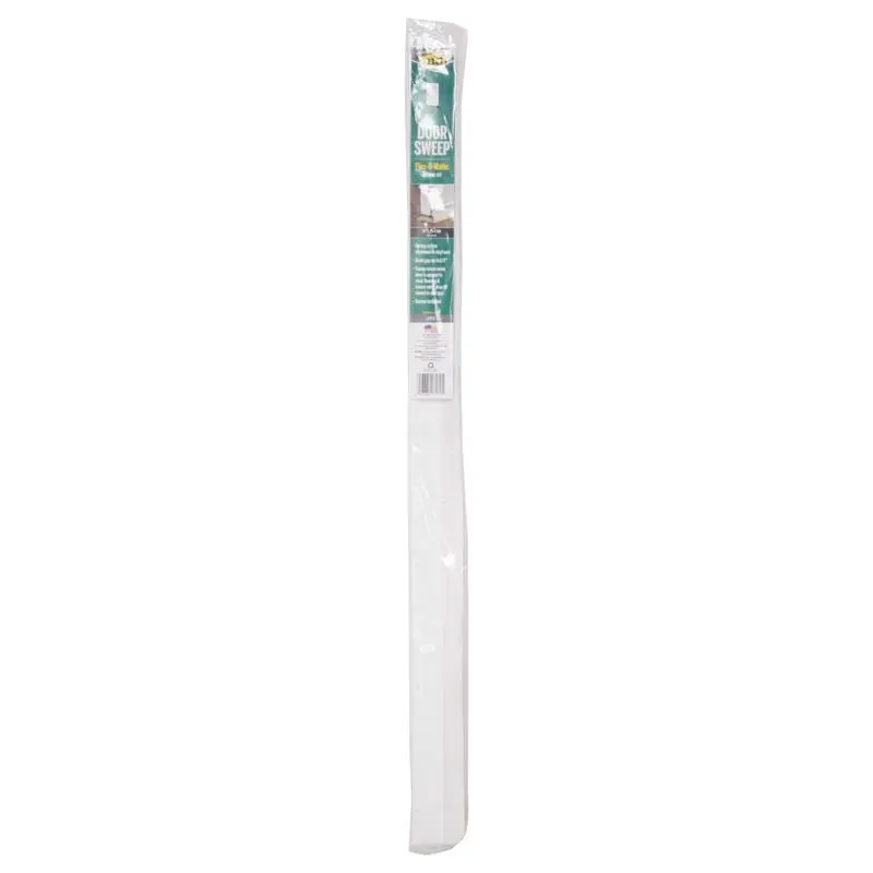 M-D Building Products White Aluminum Sweep For Doors 36 in. L X 2.5 in. - Open Box