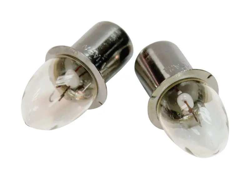 Makita Clear Incandescent Flashlight Bulb Flanged Base