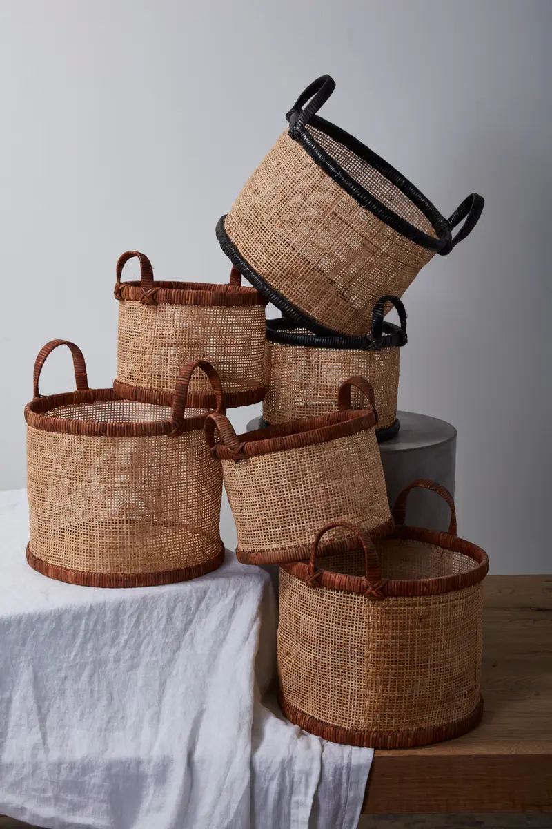 Maple Basket - Set of 2 By Accent Decor