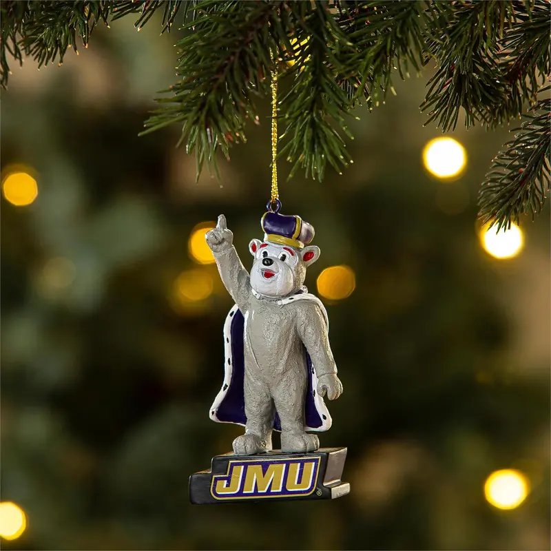 Mascot Statue Ornament, JMU, On Field Mascot