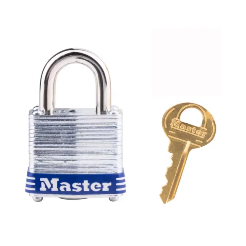 Master Lock 1 in. H x 11/16 in. W x 1-1/8 in. L Laminated Steel 4-Pin Cylinder Padlock 6 pk Keyed Alike (Pack of 6) - Deal of The Week