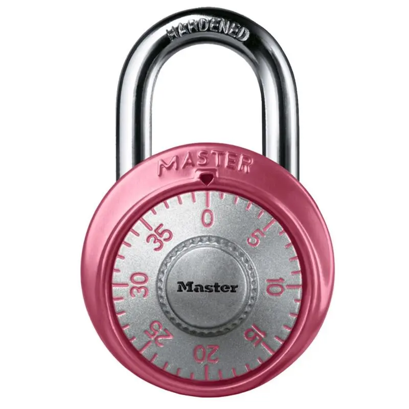 Master Lock 2 in. H X 1-7/8 in. W Steel 3-Dial Combination Combination Padlock - Open Box