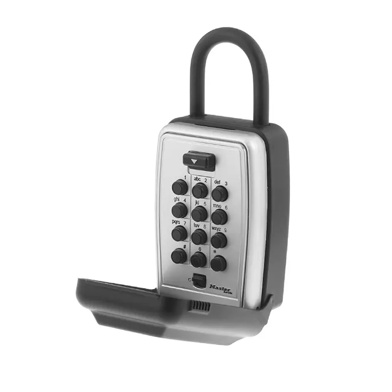 Master Lock 3.13 in. W Metal 4-Digit Combination Lock Box - Open Box