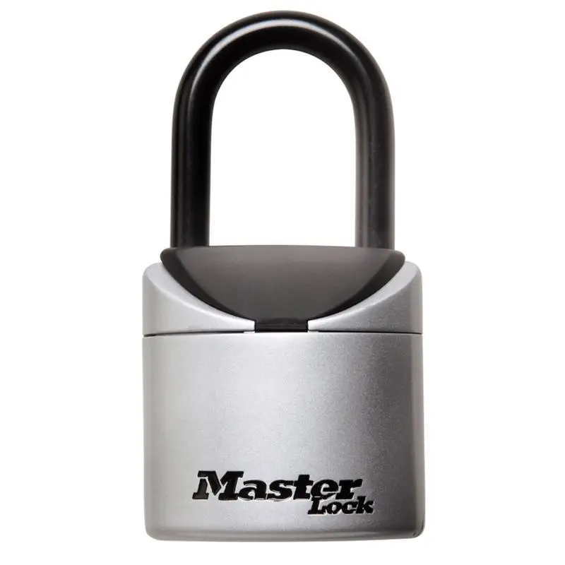 Master Lock 5-1/4 in. H X 2-3/4 in. W Vinyl Covered Steel 3-Digit Combination Lock Box - Open Box