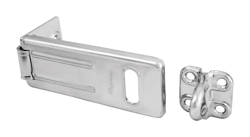 Master Lock Zinc-Plated Hardened Steel 3-1/2 in. L Hasp 1 pk - Open Box