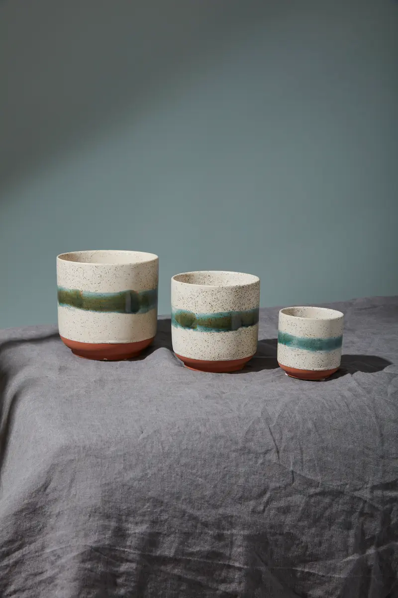 Mateo Pot Set of 8 By Accent Decor