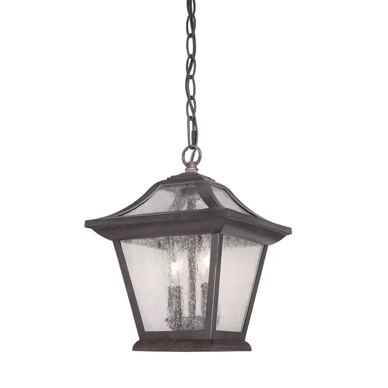 Matte Black Birdhouse Shape Outdoor Hanging Light By Homeroots