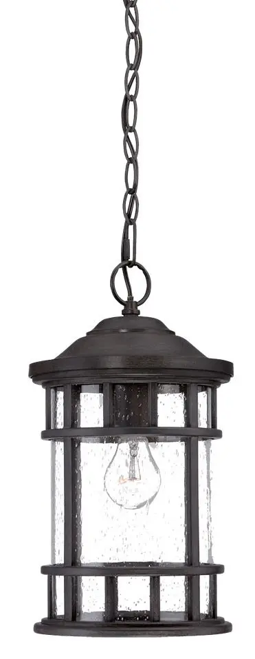 Matte Black Canister Hanging Light By Homeroots