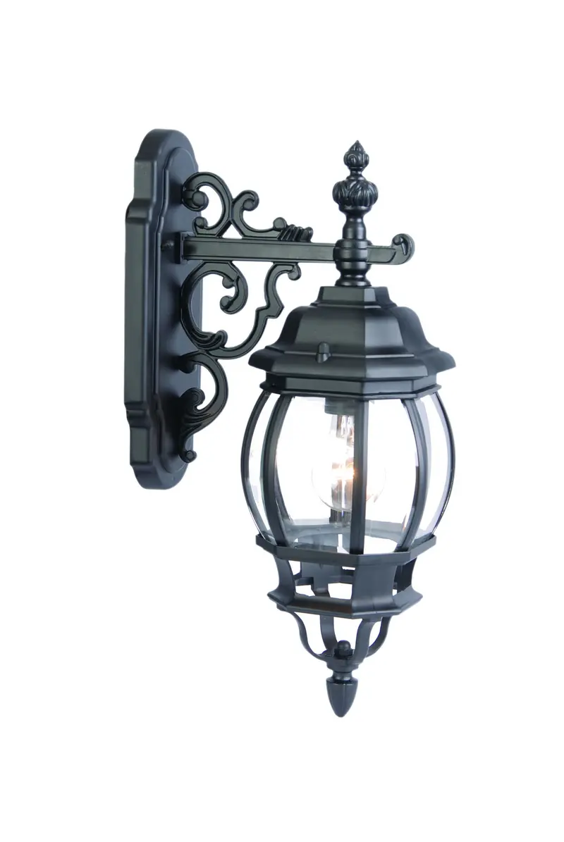 Matte Black Hanging Glass Globe Wall Light By Homeroots