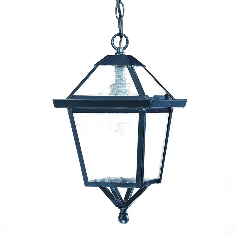 Matte Black Hanging Lantern Light By Homeroots