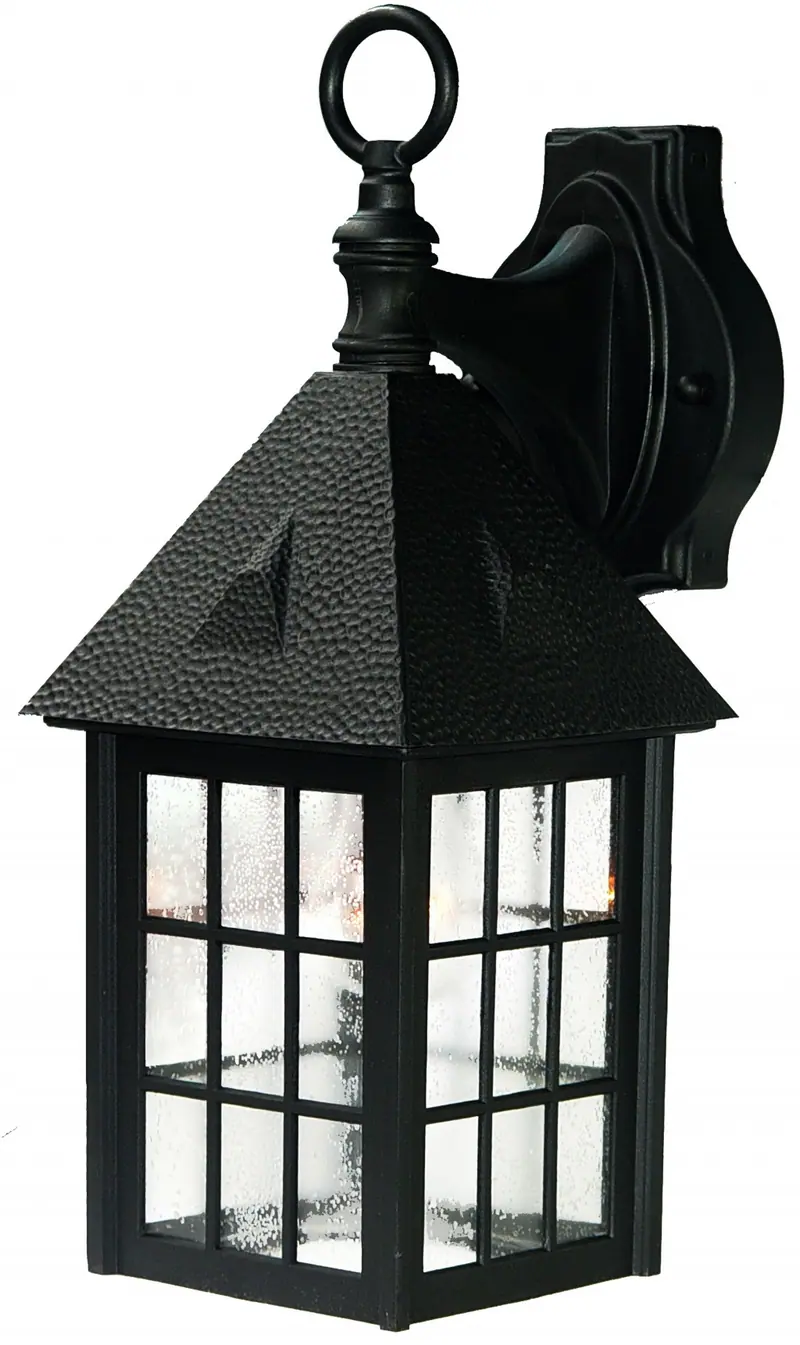 Matte Black House Shaped Wall Light By Homeroots