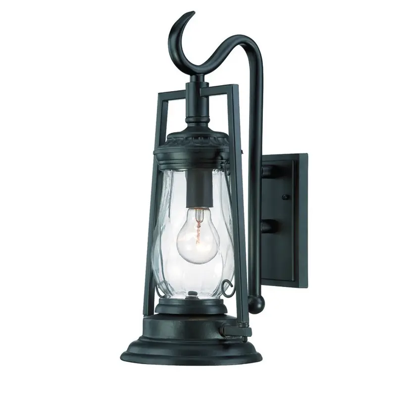 Matte Black Oil Lamp Wall Light By Homeroots