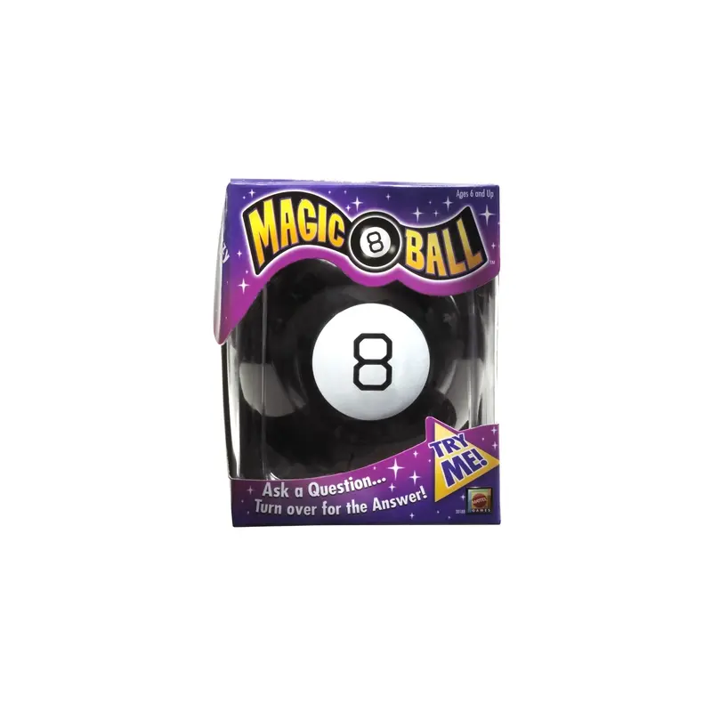 Mattel Magic 8 Ball Black/White - Open Box